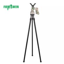 Rubber Feet Hunting Tripod Aluminum Alloy Three Legs